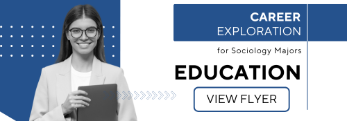 This is the education career button that leads to the education career flyer